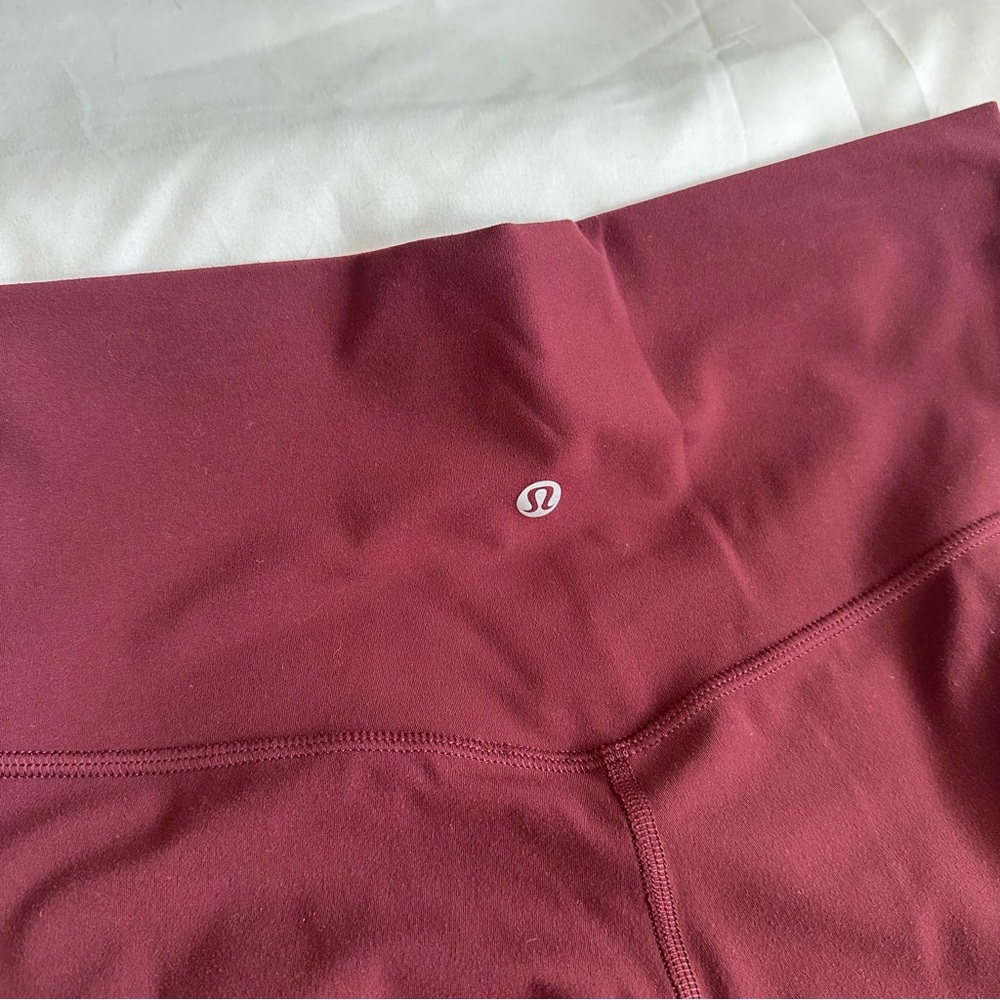 Lululemon Align High-Rise Leggings 25” – Size 8 – Burgundy / Merlot